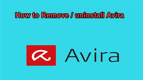 avira uninstall